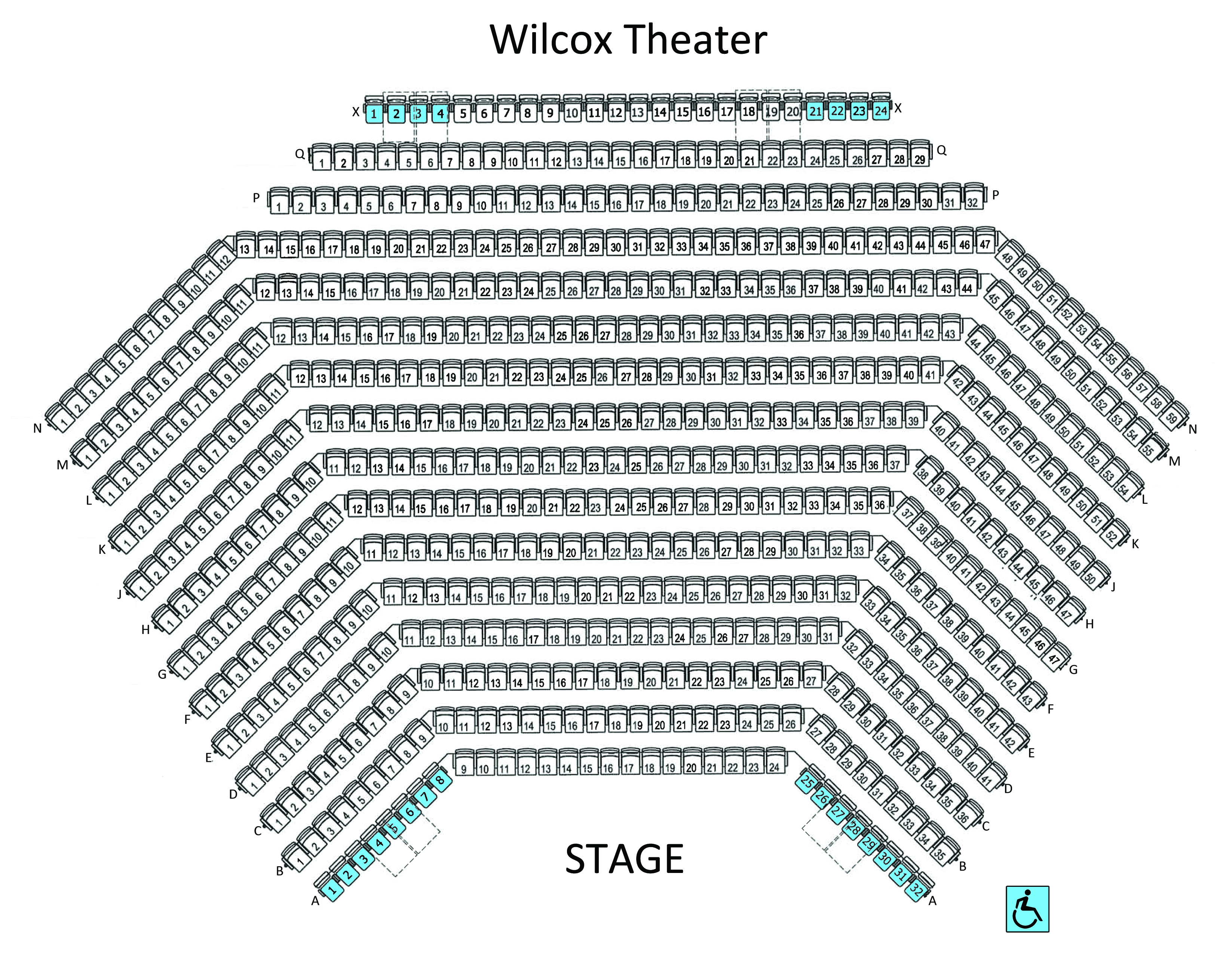 Rapids Seating Chart