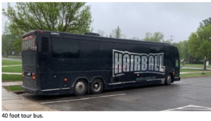 40 foot tour bus