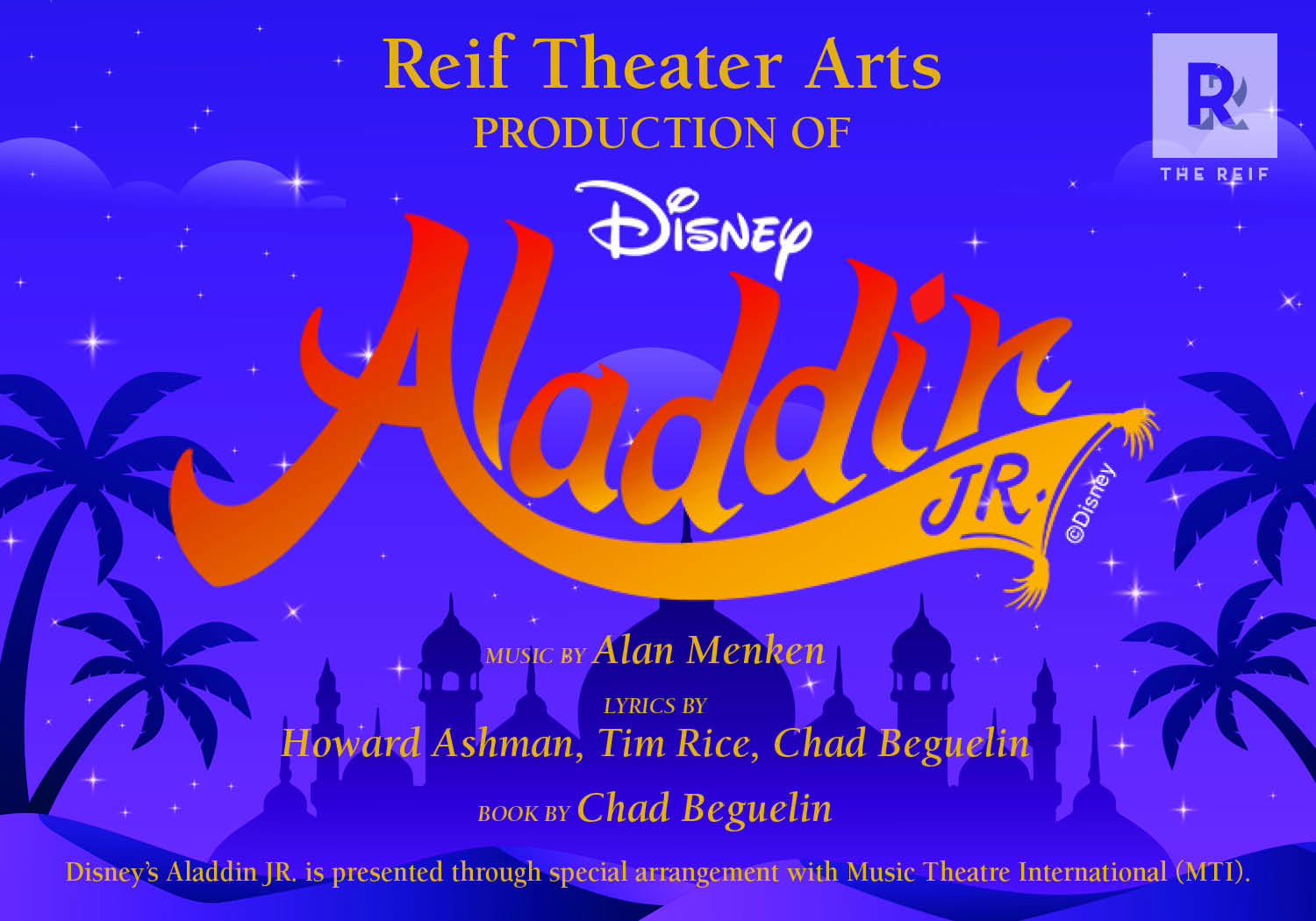 Reif Performing Arts Center logo
